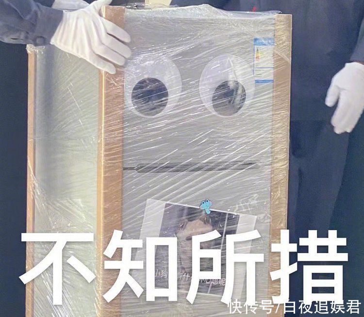 表情包|《拜托了冰箱》開播，吳磊曬冰箱上班圖，貼上眼睛好像表情包