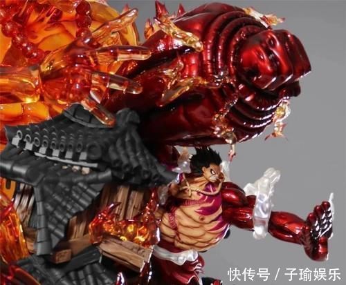 手辦|四擋路飛手辦,看到背后的艾斯,漫迷五位數都值了