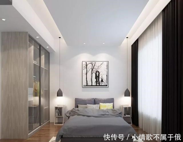 实用|快扔掉床头柜，老土又占地，现在年轻人卧室都这样装，美观更实用！