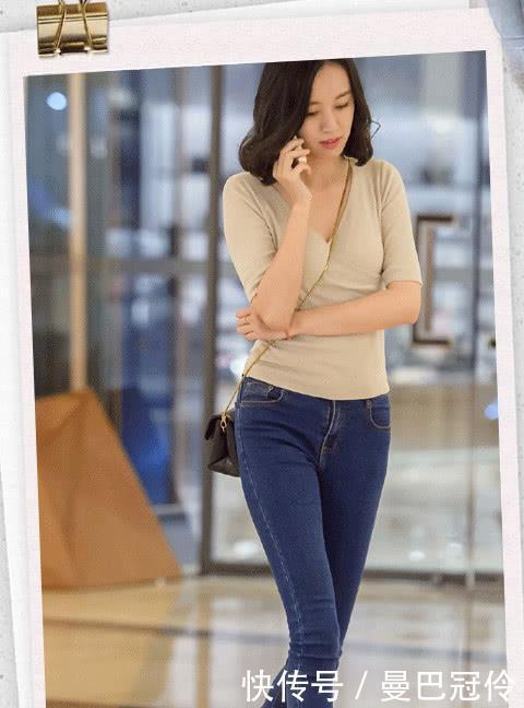 牛仔裤使整个人看上去更加优雅大方,时尚百搭,青春活力十足