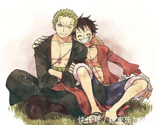 雷利|海贼王插画分享,艾斯和萨博都是超级弟控,老甚平像草帽团的家长