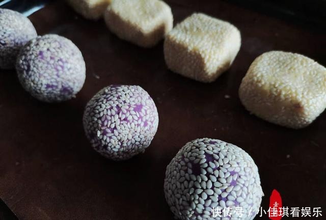 用薯泥制作甜品,过年的时候与家里的小孩一起动手,乐趣多多
