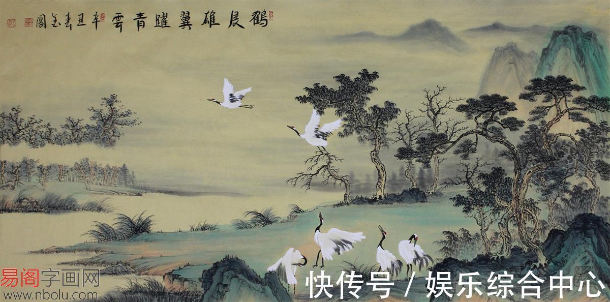 画家&山水之美，诗意之境，尽在画家周金阊的山水画里