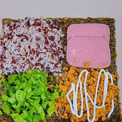 糙米|ins折叠紫菜包饭