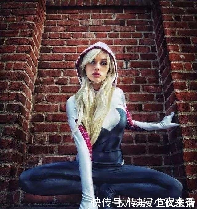 平行世界|打破次元壁的三位国外小姐姐,这波格温cos太完美了!