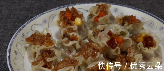 糯米别只会包粽子,加2块钱饺子皮,一次做一锅,早晚餐都吃它!