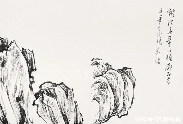 国画|跟着大师学国画，画家溥儒课徒手稿