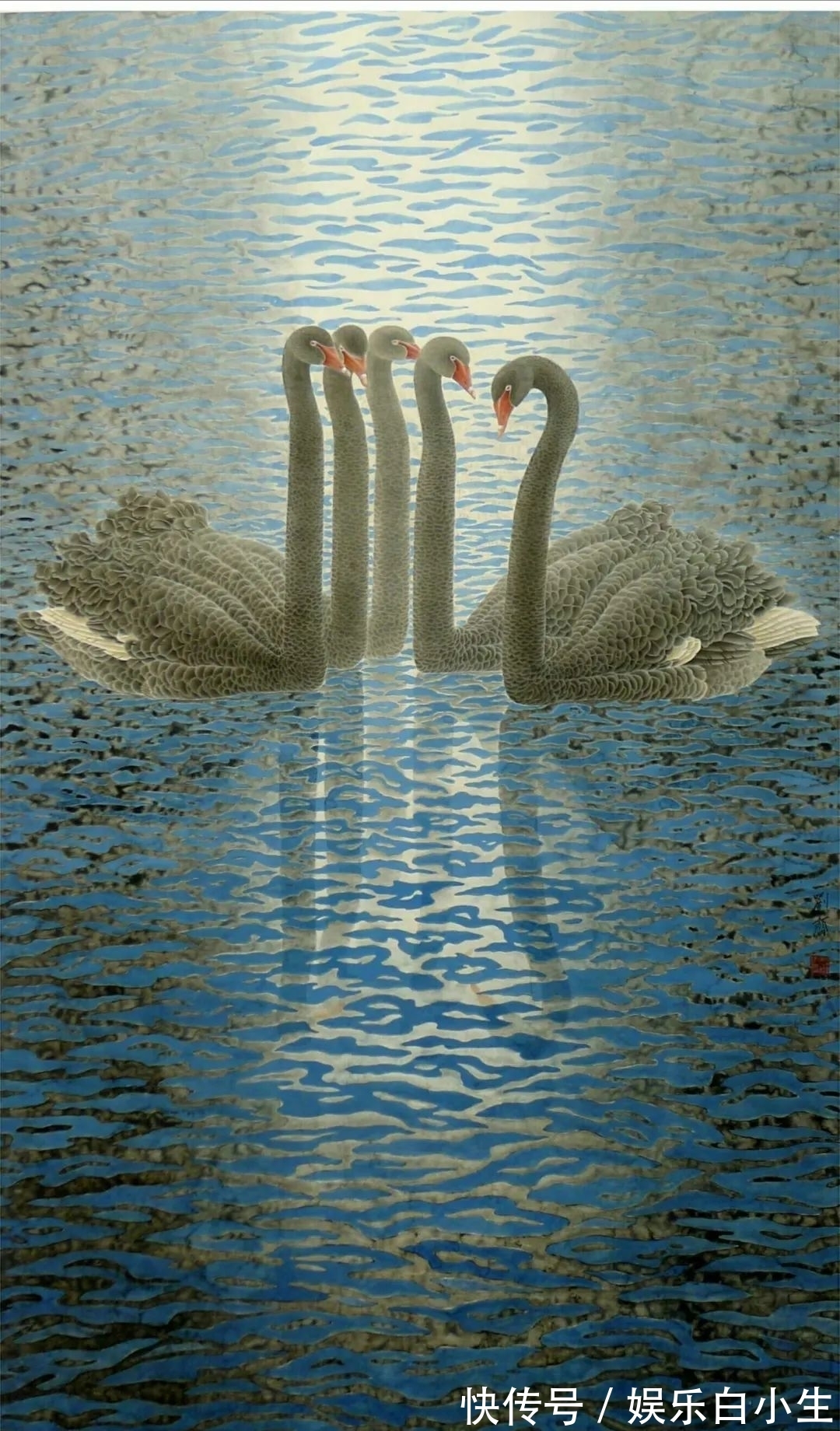 作品#万家共盛世 明月话团圆‖刘齐中国画作品欣赏