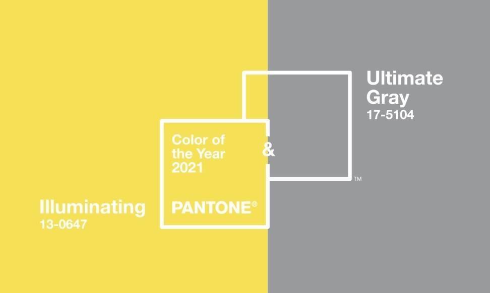  亮丽|PANTONE2021年度代表色！极致灰和亮丽黄合一起有深意