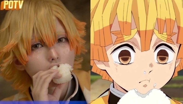 动漫|鬼灭之刃COS:上弦之壹6只眼被还原,祢豆子像从动漫中走出