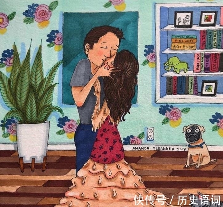 恋爱关系!女插画师创作的20张展现了真实恋爱关系的插画