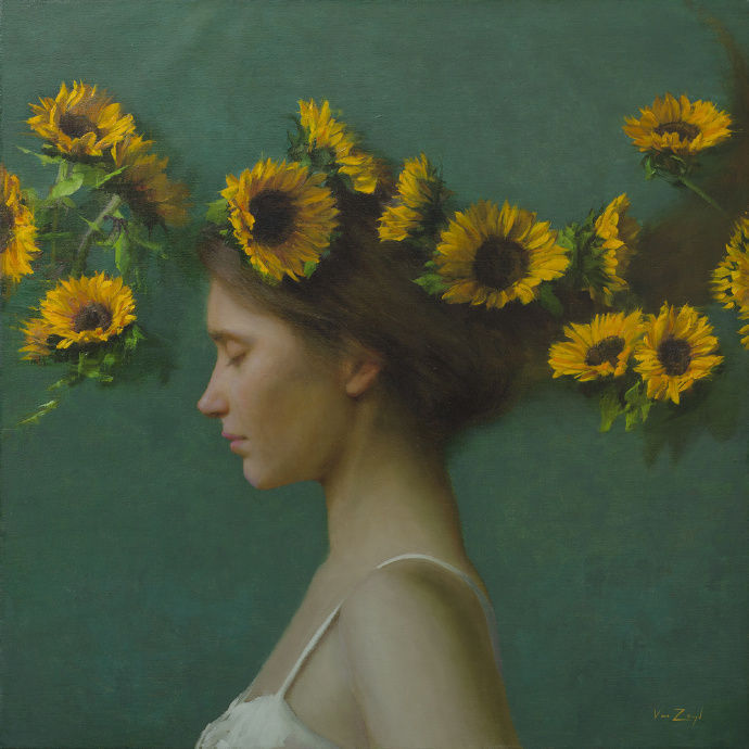 艺术家!色彩的情感表现,美国艺术家迈克尔的绘画作品