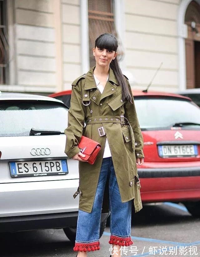 直筒裤 最近火了一种“显高穿法”,叫“大衣+九分裤”,最适合小个子!