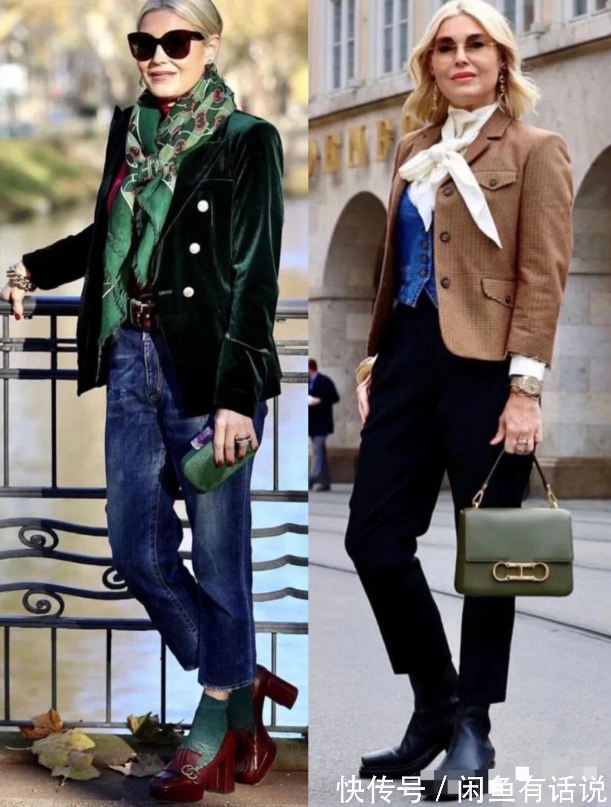 奶奶辈|等我到了60岁,也要像这位奶奶博主这么穿,时髦到让小姑娘羡慕