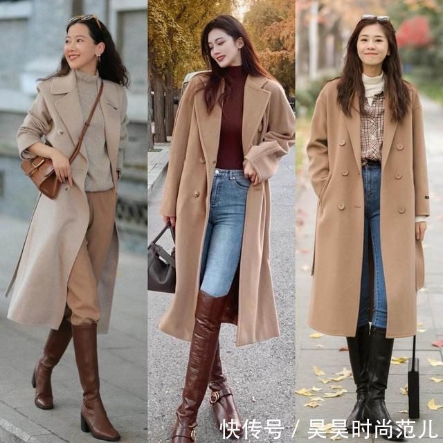 烟管裤 寒冷冬日穿大衣,除了可以搭配打底裤,这4款裤子穿搭也非常洋气