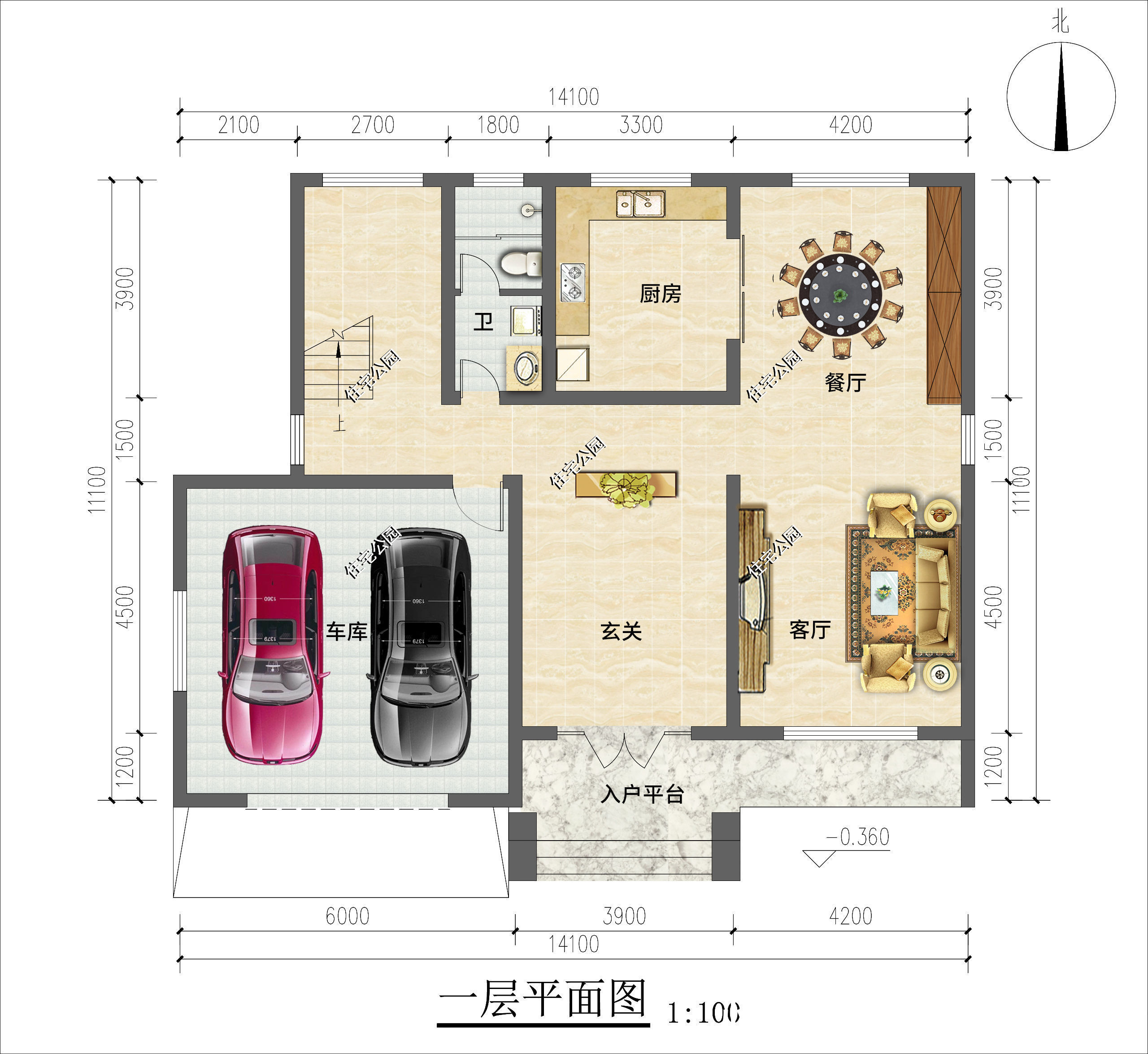 露台|农村房子就该这么设计，造型大气施工难度低，农村施工队也能建好