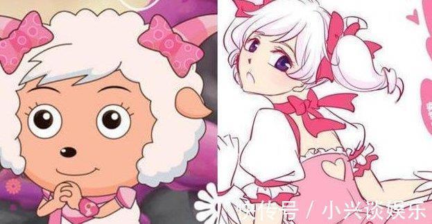 魔法少女|当《喜羊羊与灰太狼》拟人化后,美羊羊变美少女,灰太狼成大帅哥