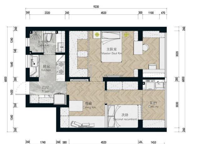 收纳|改造50㎡老破小,多功能客厅+衣帽间,3.6㎡干湿分离卫生间,惊艳