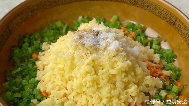 3种蔬菜2种面,教你做营养菜窝头,不揉面不发面,吃着真过瘾