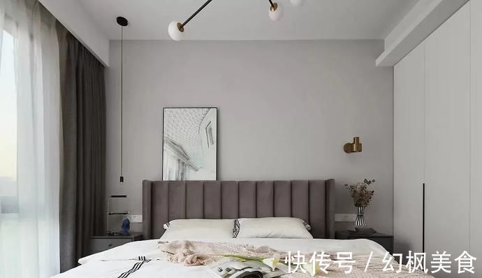 墨绿色|107㎡现代轻奢风格装修,时尚精致演绎优雅品位