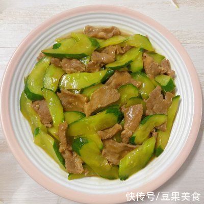 水淀粉|#少盐饮食 轻松生活#青瓜炒肉
