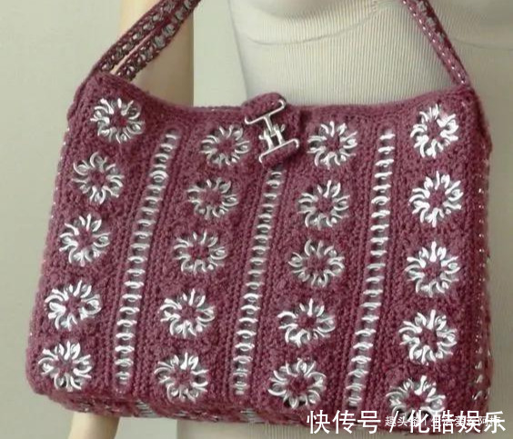 在易拉罐拉环上编织,钩成的包包耐看耐用!DIY变废为宝附教程