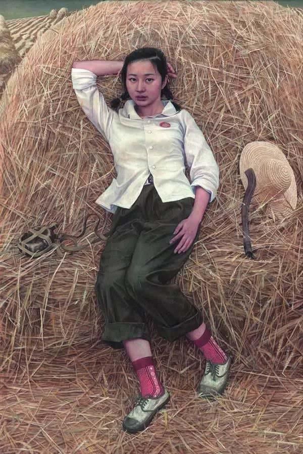  欣赏|迷茫的女知青——王国斌先生知青系列人物油画欣赏（图）