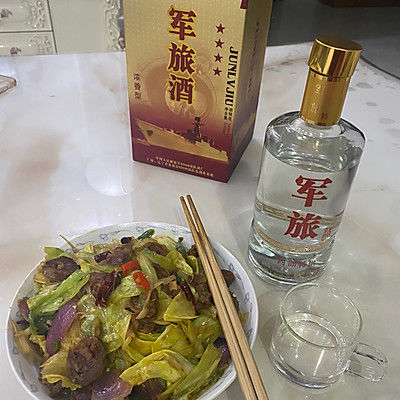 腊肉|包菜炒腊肉