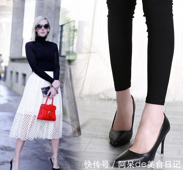 今年流行的女高跟鞋,显高舒适还不累脚,春节穿特有面