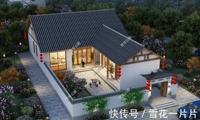 实用|2021年农村建房子，推荐这15套中式小院，造价便宜还实用