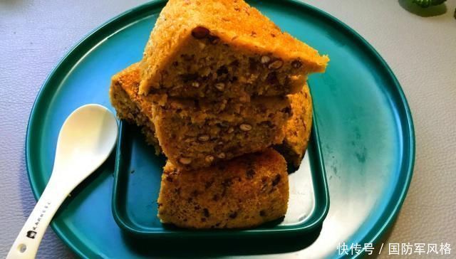 电饭煲红豆发糕,这样做不用揉面,不用擀面,好吃还简单