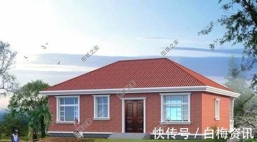 农村|5款四开间一层自建房，不大不小，要的就是住着舒服