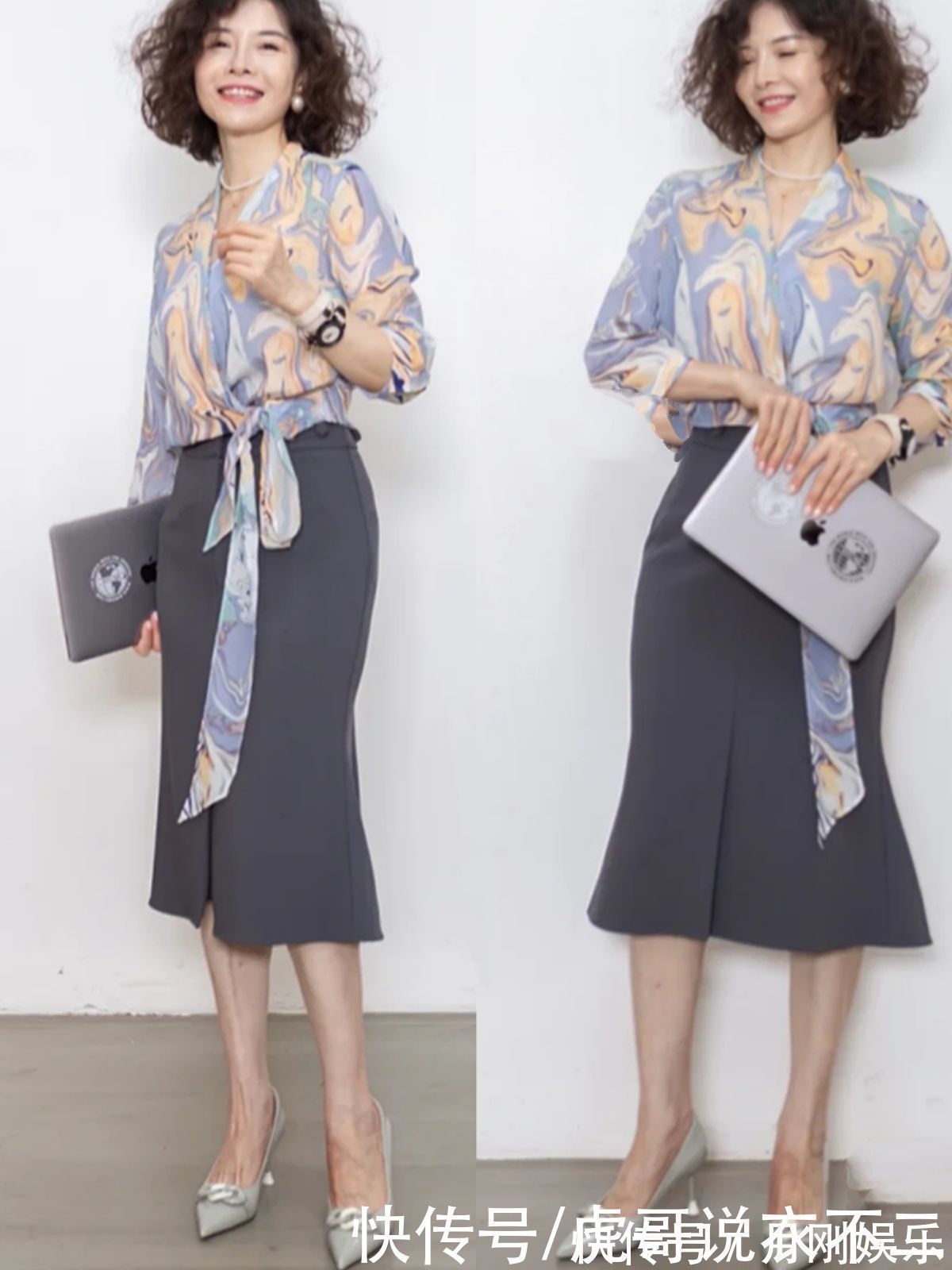 九分裤 优雅与年龄无关,学这位博主的衬衫搭配技巧,50岁依旧是时尚姐姐