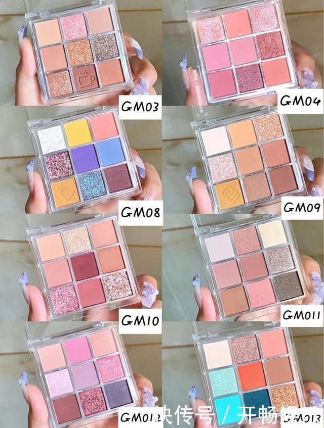 没失望过的国货眼影盘,新手老手都可闭眼入,均价不足30块