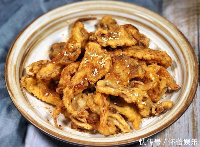 面糊|炸平菇,有人焯水有人直接下锅炸,都不对,如此做才正确,太香了