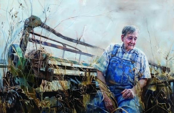 画标$美国水彩人物画家玛丽怀特:一张A4大小的水彩画标上万美元