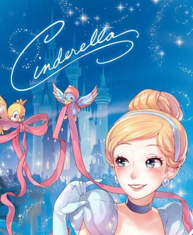 爱丽儿公主|迪士尼公主的日漫画风,爱丽儿充满元气,爱洛公主最有感觉