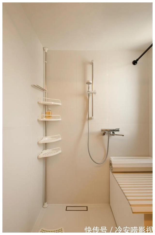 主卧|50㎡一字户型,逆袭两居室,独立厨房+办公区+浴缸全都有,真赞!