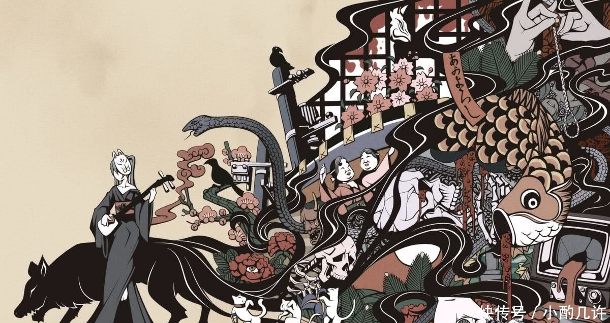 日本三大恶妖怪,白面金毛九尾狐排第一,酒吞童子行为有点蒙