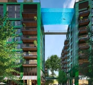 大使馆花园|世界首个天空游泳池将在伦敦开业，全透明离地面35米