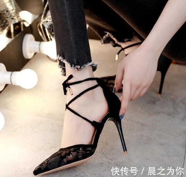 美丽 细跟鞋把优雅弥漫在足尖,带你走进美丽的人生!