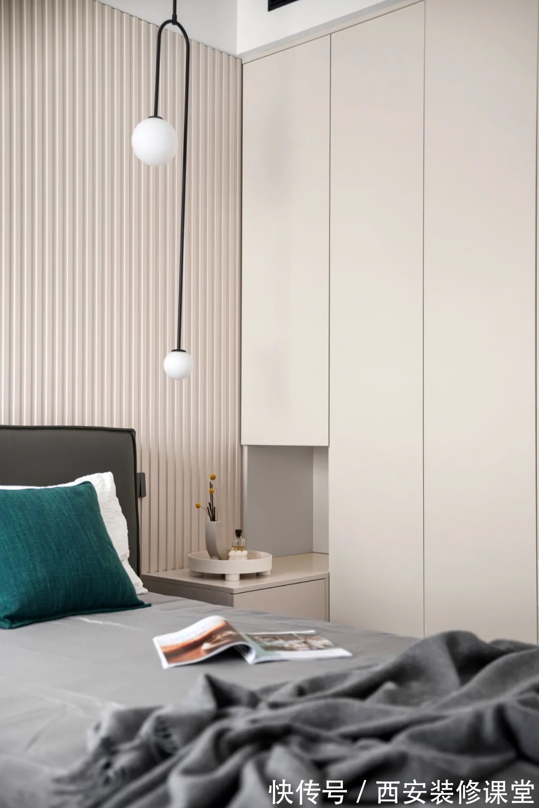 改造|110㎡三房二手房改造,黑白灰清爽简洁