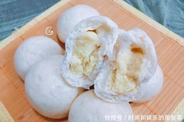 奶黄包|孩子三天两头想吃的早餐,早上一加热就好,简单方便,营养足