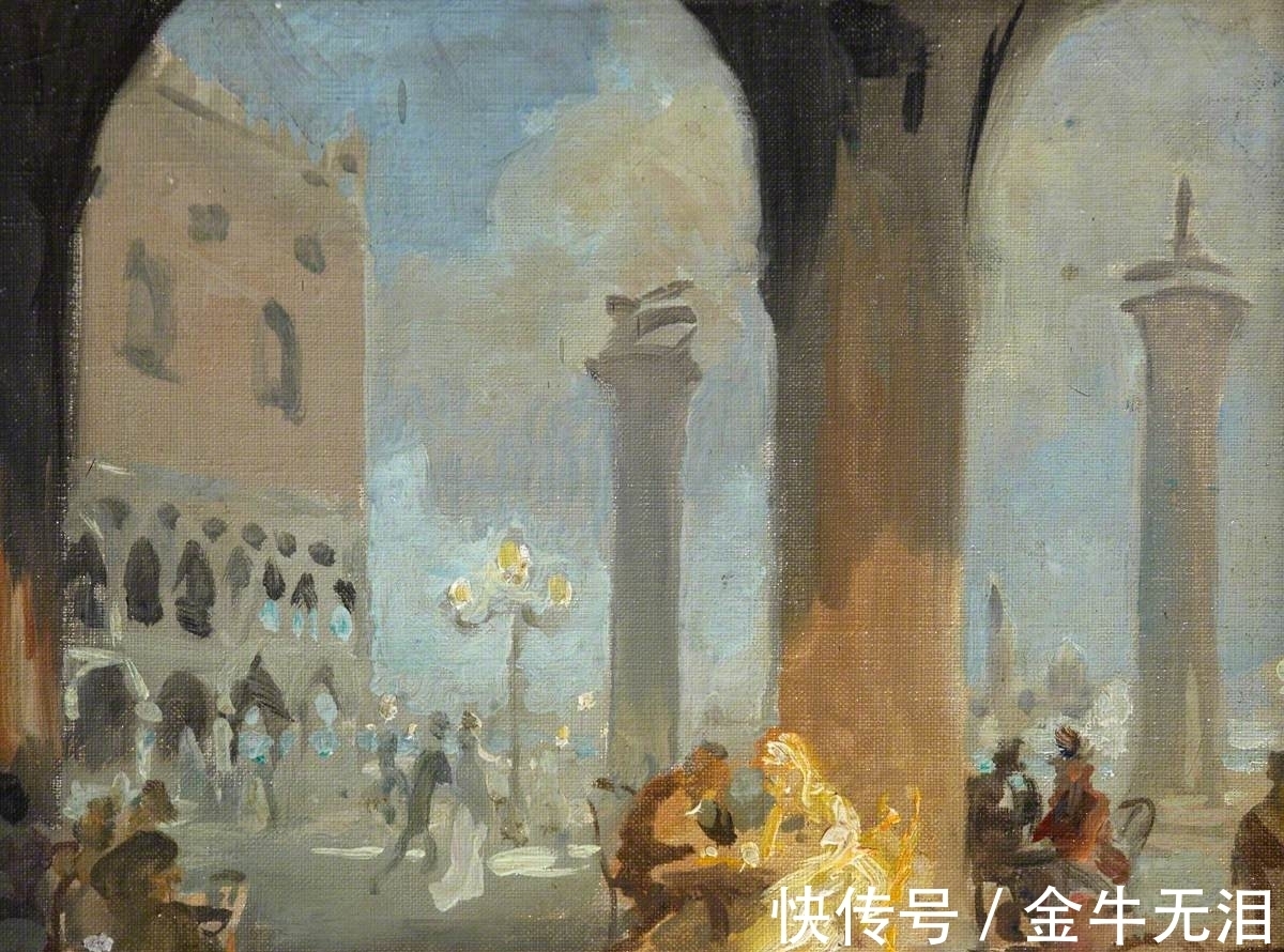 职业生涯！寻找颜色与光：色彩大师查尔斯·霍奇·麦基，在威尼斯的油画艺术