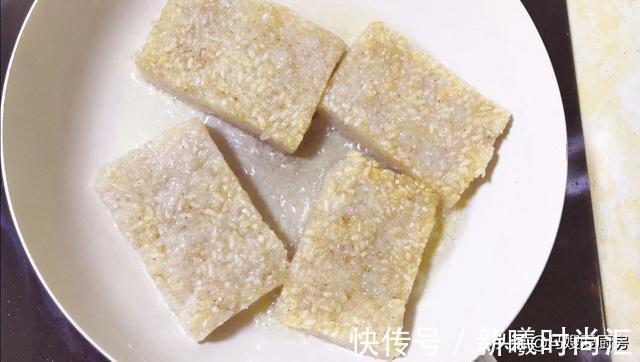 糯米糍粑|想吃糯米糍粑不用买,用一斤糯米做了10多块,随吃随煎真方便