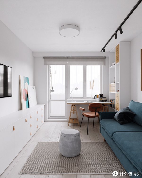 洞洞板|生活艺术家 篇三十四：仅有49㎡的蜗居，布置了两室一厅，高级且简单，这才算是岁月静好