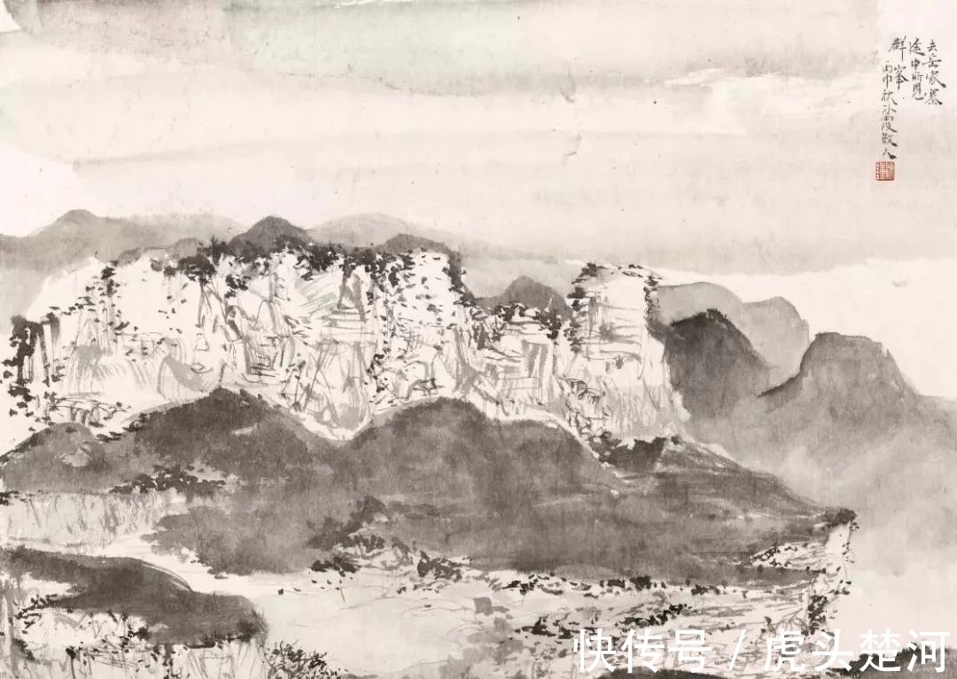 水墨山水画#中国美院｜萧散简淡，以画悟道，林海钟水墨山水画