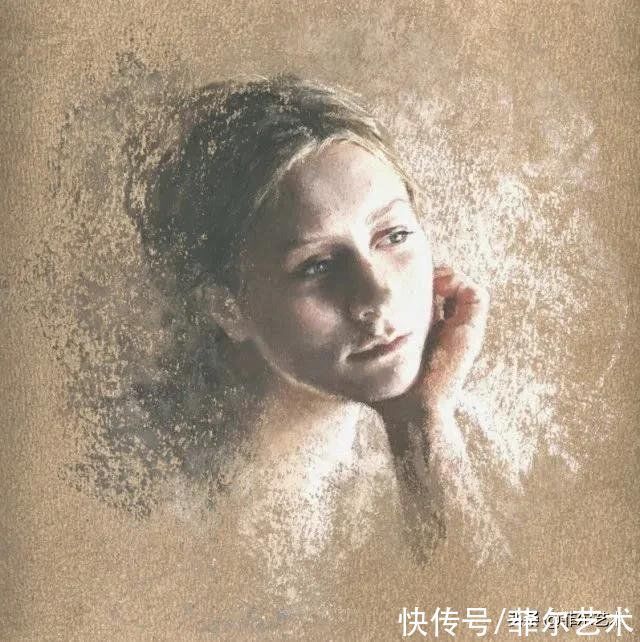 女性！法国女粉彩大师，描绘的女性之美，细腻柔和