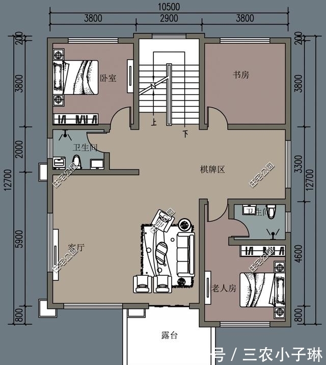 进深|7套三层农村自建房，户型方正、经典，还不赶快收了