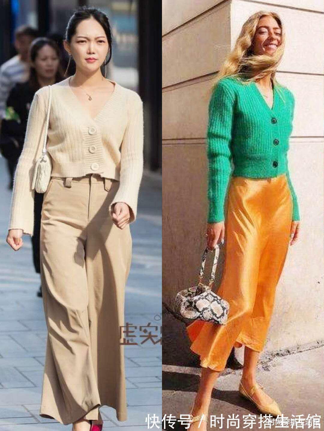 显瘦|开春火了一种女装:叫“针织衫”,显瘦保暖,搭裤子、裙子都好看